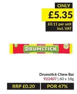 Musgrave MarketPlace Drumstick chew bar offer