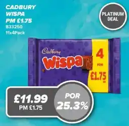 Bestway Cadbury Wispa offer