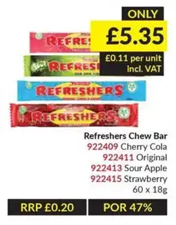 Musgrave MarketPlace Refreshers chew bar offer