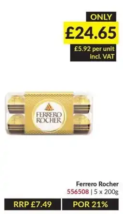 Musgrave MarketPlace Ferrero Rocher offer