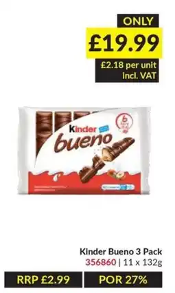 Musgrave MarketPlace Kinder bueno offer