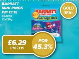 Bestway Barratt mini rings offer