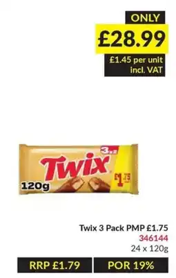 Musgrave MarketPlace Twix 3 Pack offer