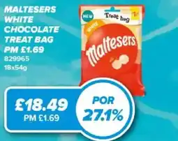 Bestway Maltesers white chocolate treat bag offer