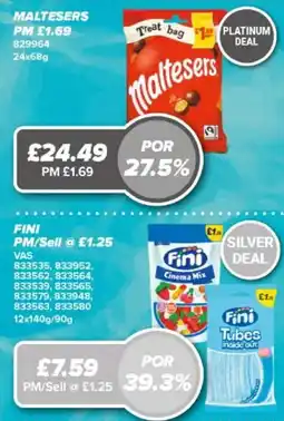 Bestway Maltesers treat bag offer