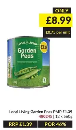 Musgrave MarketPlace Local Living Garden Peas offer