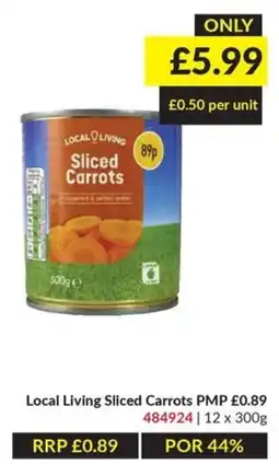 Musgrave MarketPlace Local Living Sliced Carrots offer