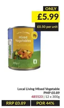 Musgrave MarketPlace Local Living Mixed Vegetables offer