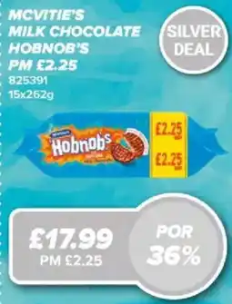 Bestway McVitie's milk chocolate hobnob's offer