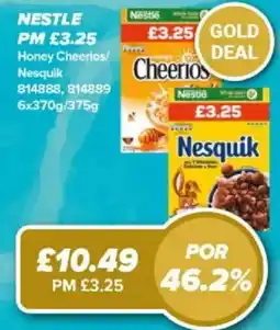Bestway Nestle honey cheerios nesquik offer