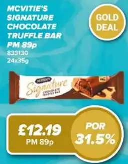 Bestway McVitie's Signature Chocolate Truffle Bar offer