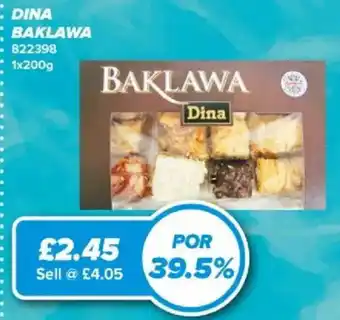 Bestway Dina baklawa offer