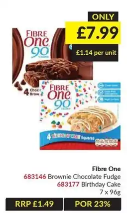 Musgrave MarketPlace Fibre One Brownie Chocolate Fudge offer