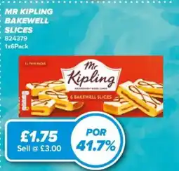 Bestway Mr Kipling bakewell slices offer