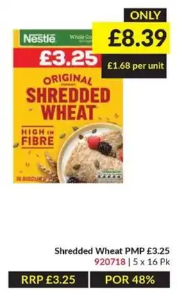 Musgrave MarketPlace Nestle shredded wheat offer