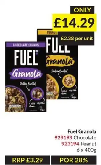 Musgrave MarketPlace Fuel granola offer
