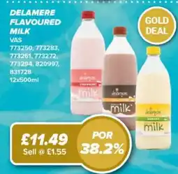 Bestway Delamere flavoured milk offer