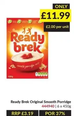 Musgrave MarketPlace Ready brek original smooth porridge offer