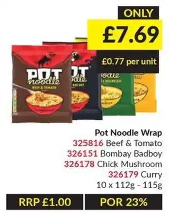 Musgrave MarketPlace Pot Noodle Wrap offer