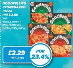 Bestway Goodfella's stonebaked pizza offer