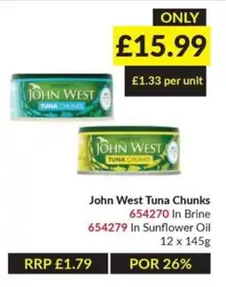 Musgrave MarketPlace John West Tuna Chunks offer