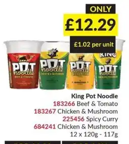 Musgrave MarketPlace King Pot Noodle offer