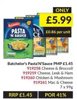 Musgrave MarketPlace Batchelors Pasta'n'Sauce offer
