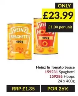 Musgrave MarketPlace Heinz spaghetti offer