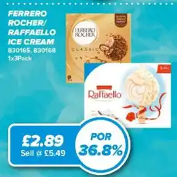 Bestway Ferrero rocher/raffaello ice cream offer