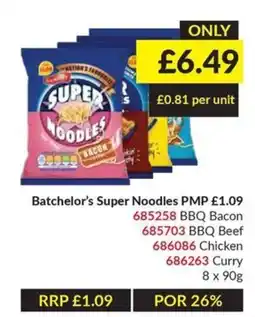 Musgrave MarketPlace Batchelor's Super Noodles offer