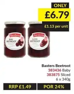 Musgrave MarketPlace Baxters beetroot offer