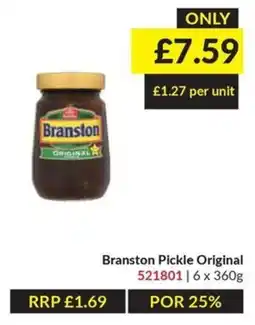 Musgrave MarketPlace Branston pickle original offer