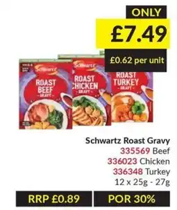 Musgrave MarketPlace Schwartz roast gravy offer