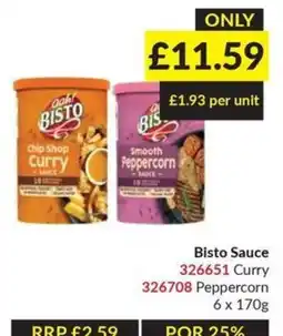 Musgrave MarketPlace Bisto Sauce Curry offer