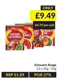 Musgrave MarketPlace Schwartz sausage casserole offer