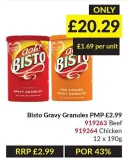 Musgrave MarketPlace Bisto gravy granules offer
