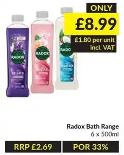 Musgrave MarketPlace Radox bath range offer