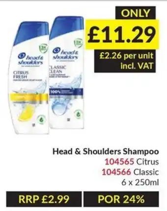 Musgrave MarketPlace Head & Shoulders Shampoo offer