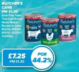 Bestway Butcher's cans offer