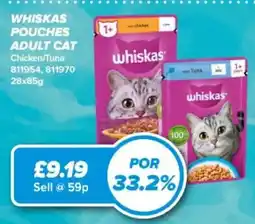 Bestway Whiskas adult cat offer