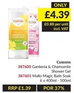 Musgrave MarketPlace Cussons Gardenia & Chamomile Shower Gel offer