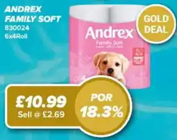 Bestway Andrex family soft offer