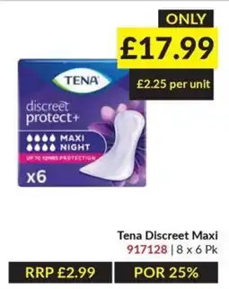 Musgrave MarketPlace Tena discreet maxi offer
