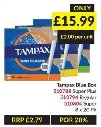 Musgrave MarketPlace Tampax blue box offer