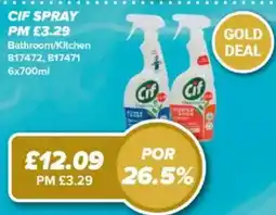 Bestway Cif spray offer