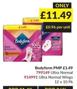 Musgrave MarketPlace Bodyform ultra normal offer