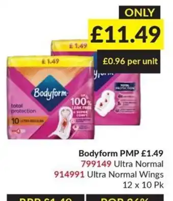 Musgrave MarketPlace Bodyform ultra normal offer