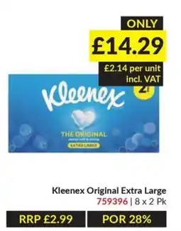 Musgrave MarketPlace Kleenex original extra large offer