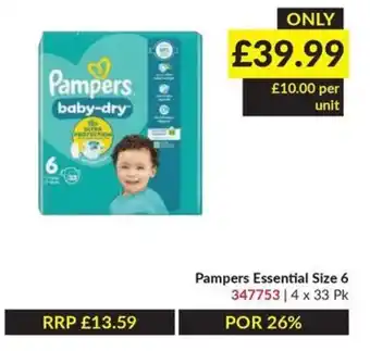 Musgrave MarketPlace Pampers essential size 6 offer