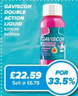 Bestway Gaviscon double action liquid offer